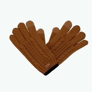 Gants Creamy gin Marron