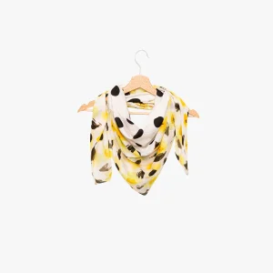 Foulard jaune imprimé Harrison