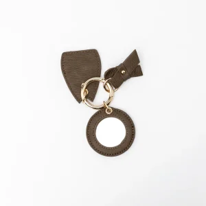 Porte-clés mini nœud kaki