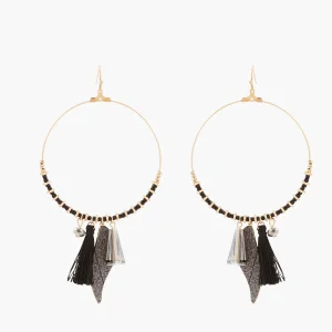 Boucles d'oreilles pampilles fantaisie