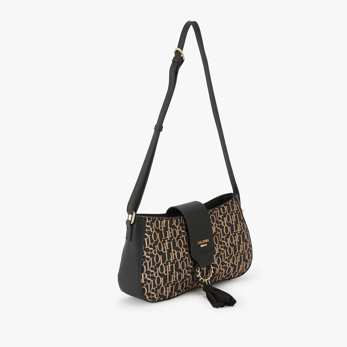 Sac bandoulière noir Kourou – Image 3