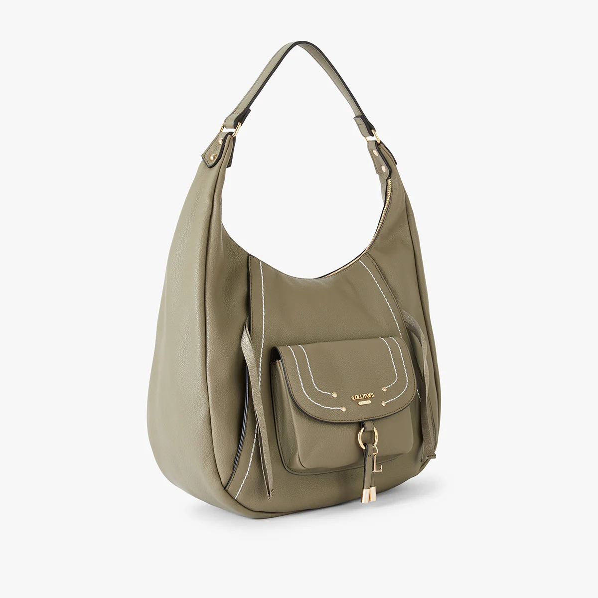 Sac hobo kaki Laos – Image 3