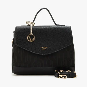 Grand sac bandoulière noir Malaisia