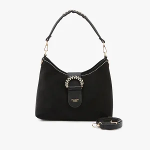 Grand sac hobo noir Murzo