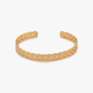 Bracelet manchette en acier inoxydable