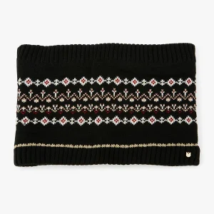 Snood noir et doré Mapol