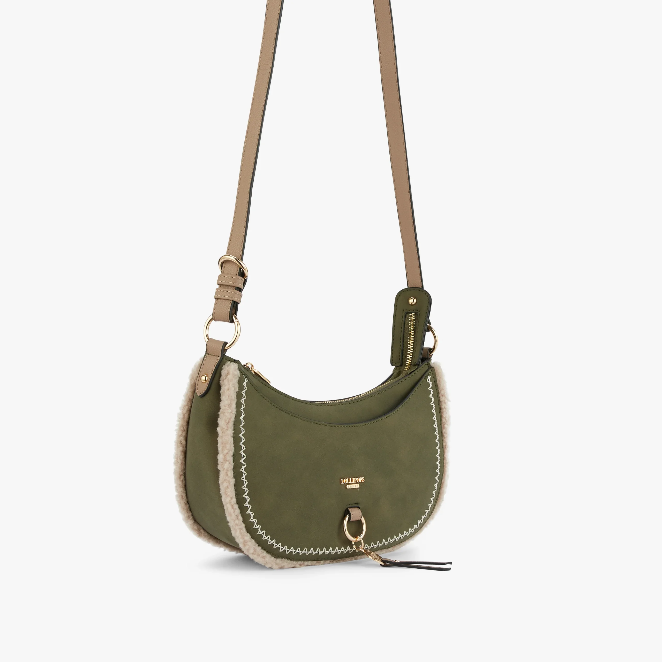 Petit sac bandoulière kaki Manduria – Image 3