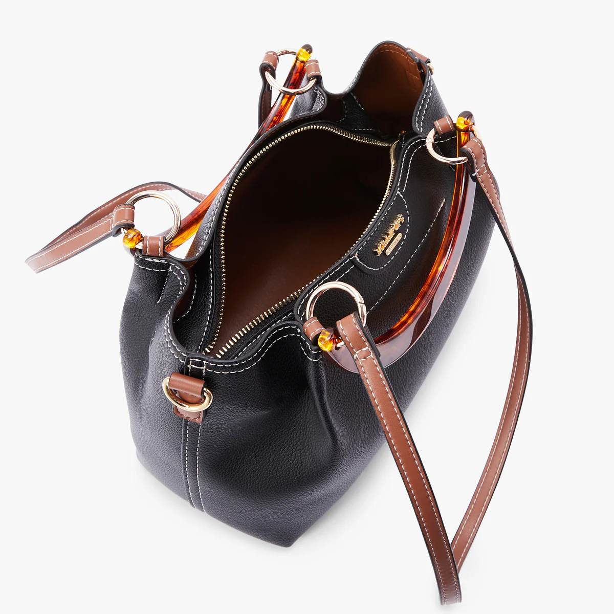 Sac shopper noir Nesso – Image 4