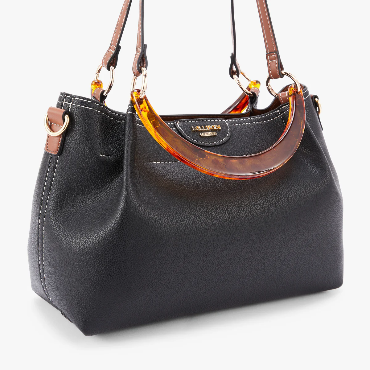 Sac shopper noir Nesso – Image 5