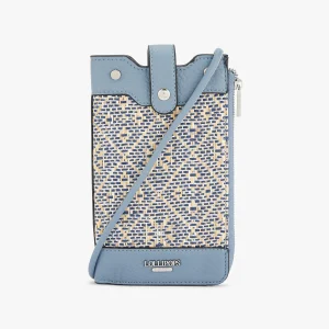 Pochette de téléphone bleu Nicoreta