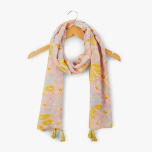 Foulard rectangulaire jaune Neau