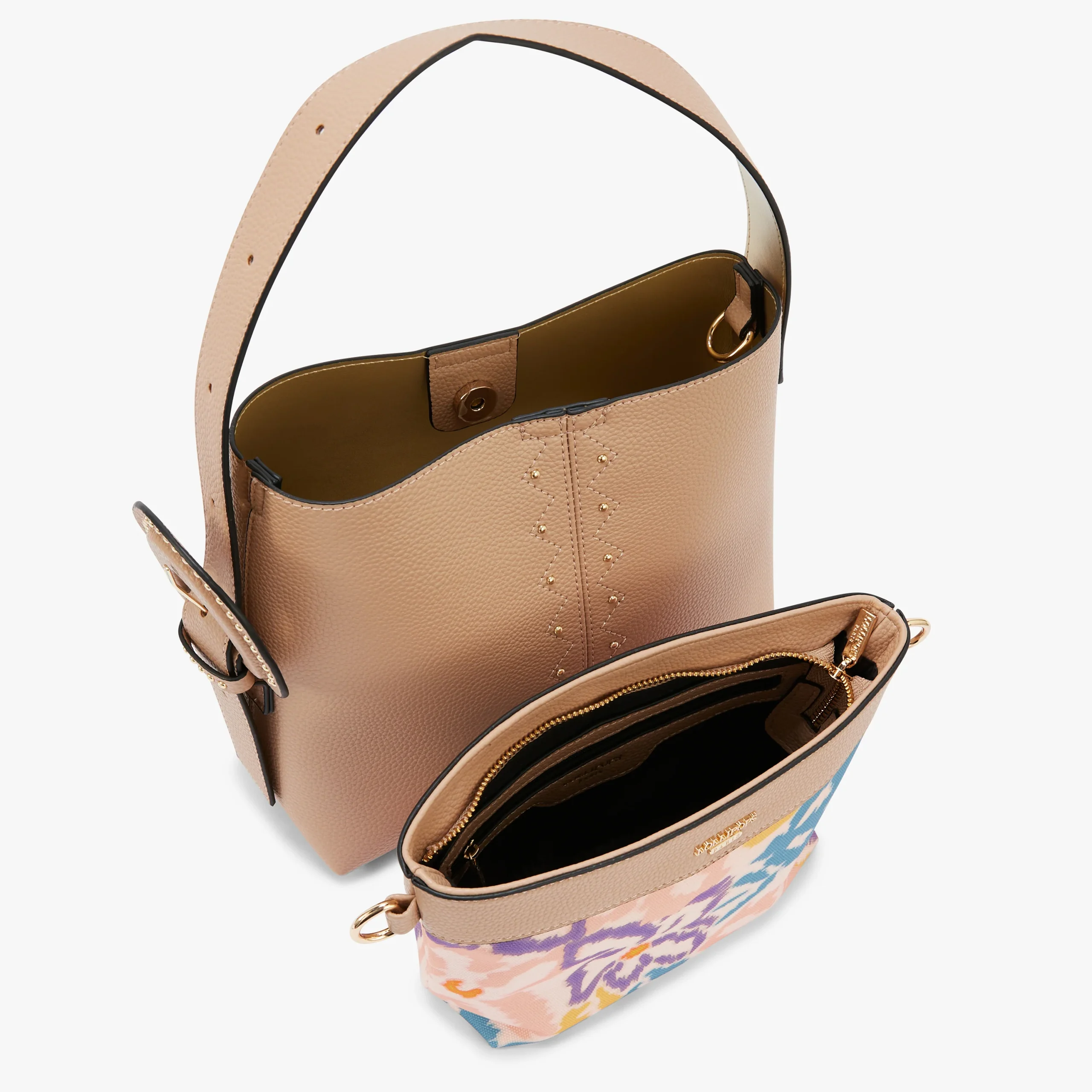 Sac hobo beige Ninove – Image 4