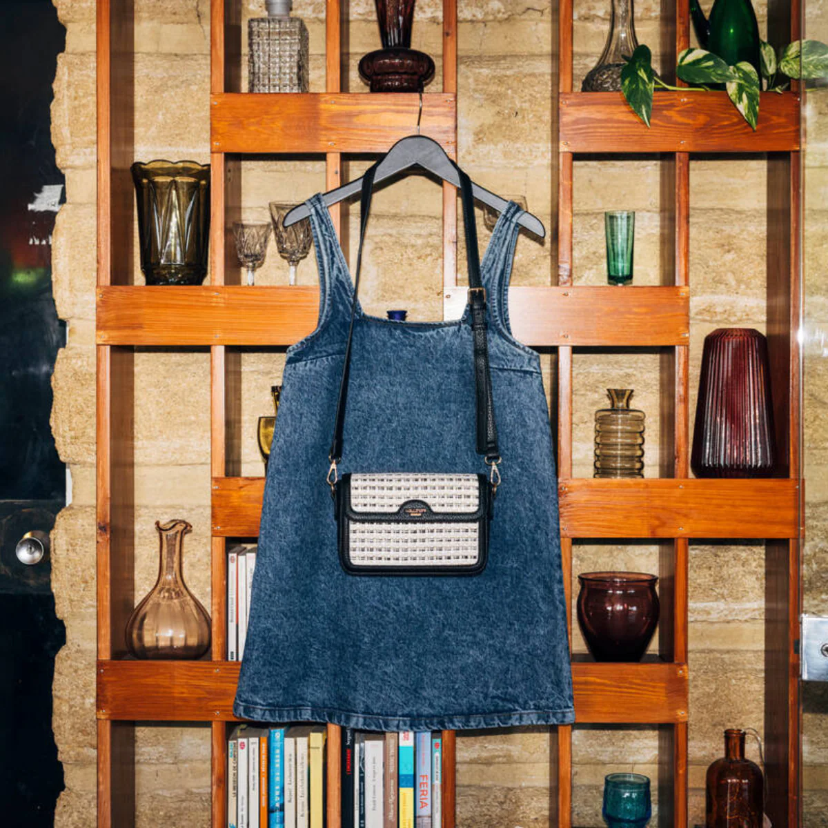 Sac porté épaule noir Nabella – Image 2