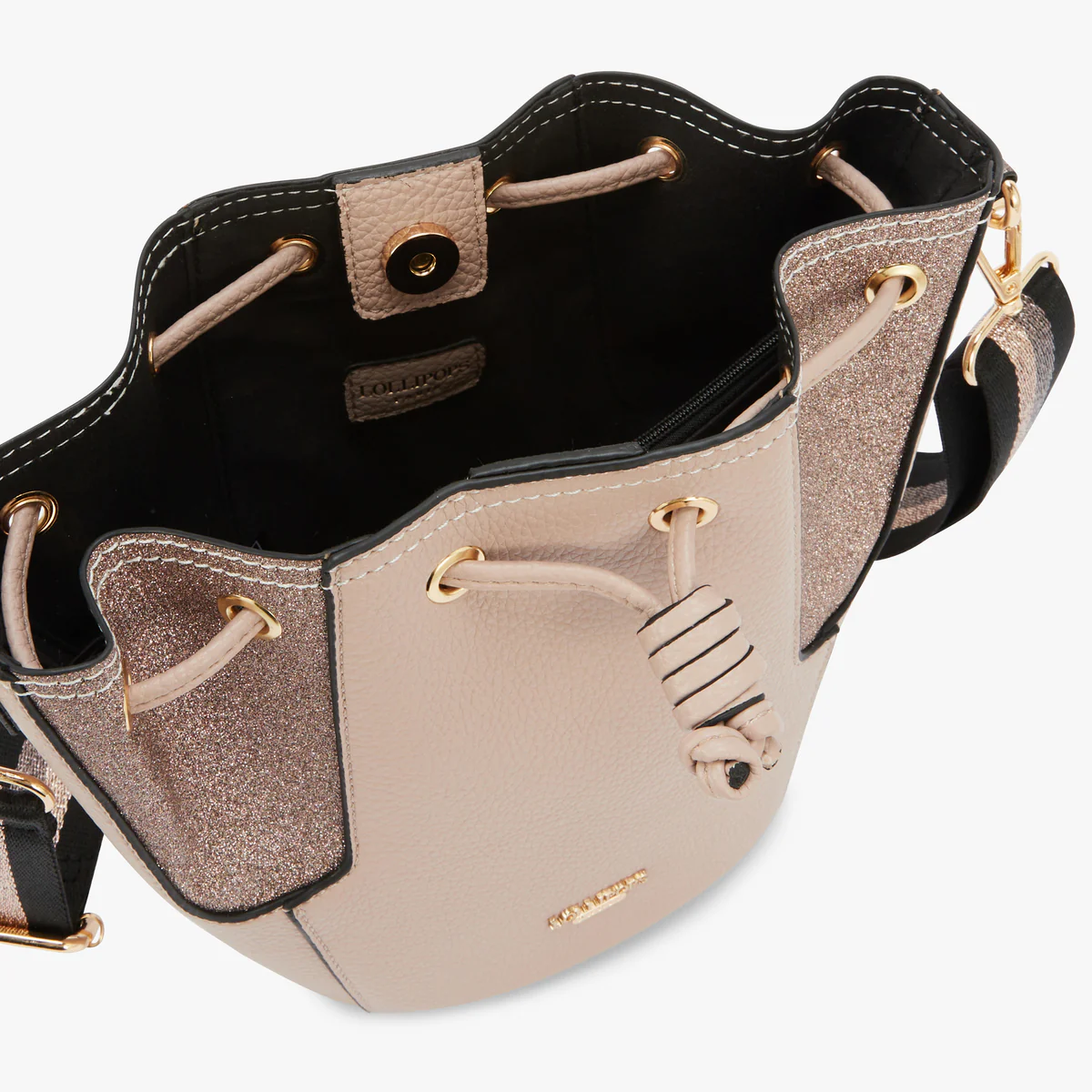 Petit sac seau taupe Obita – Image 4