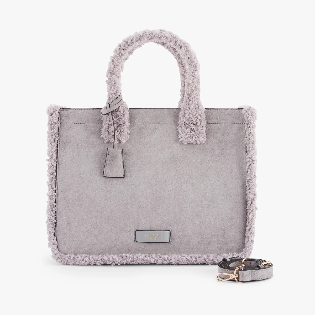 Sac shopper L gris Oppy
