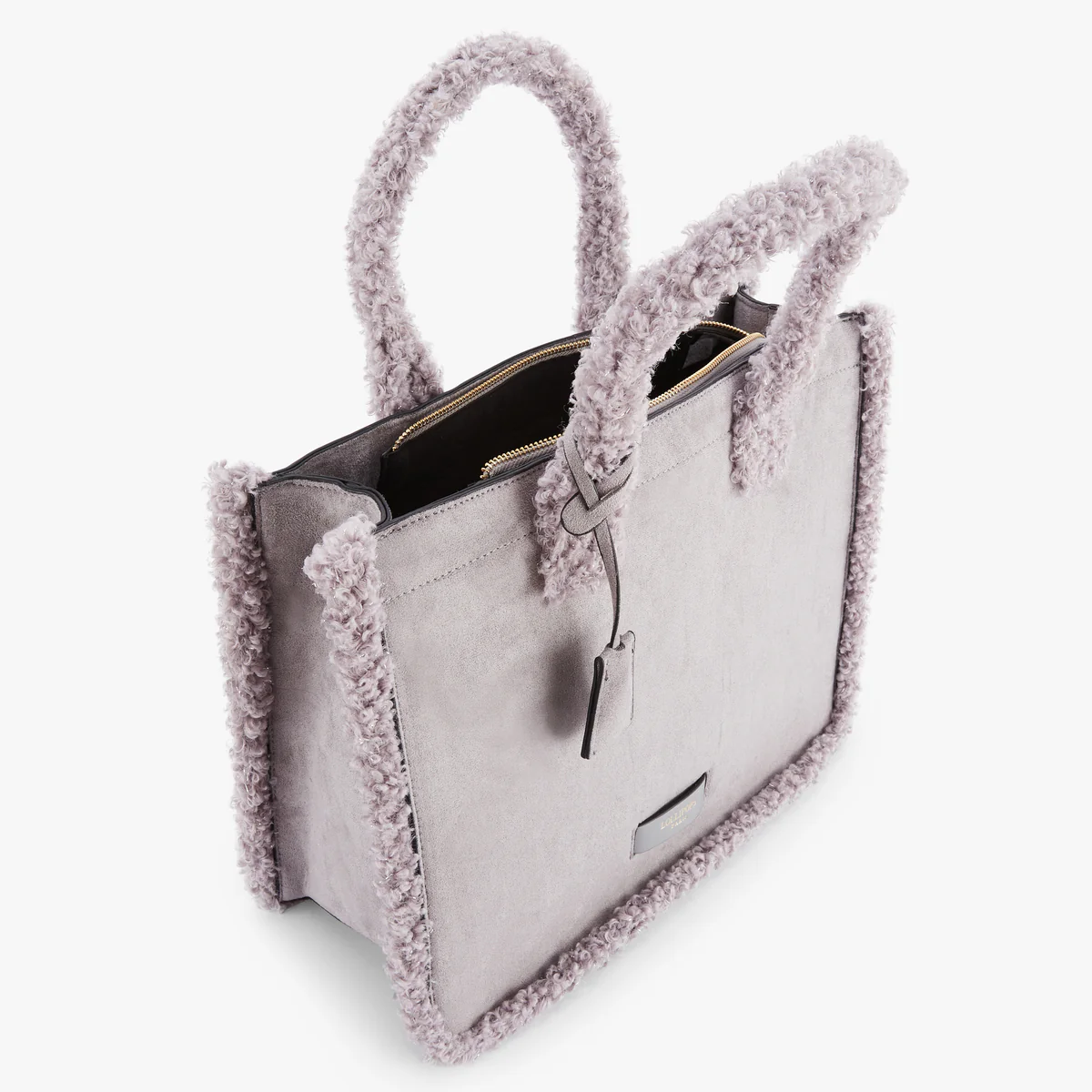 Sac shopper L gris Oppy – Image 4