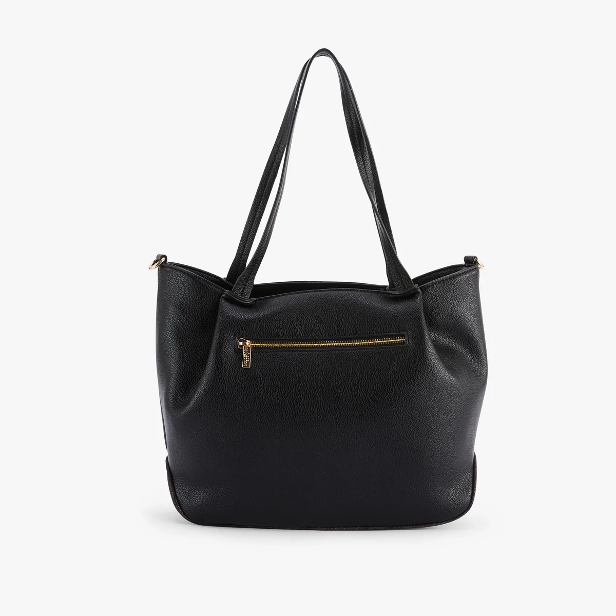 Grand sac shopper L noir Osani – Image 2