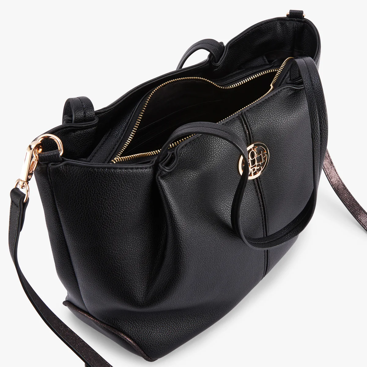Grand sac shopper L noir Osani – Image 4