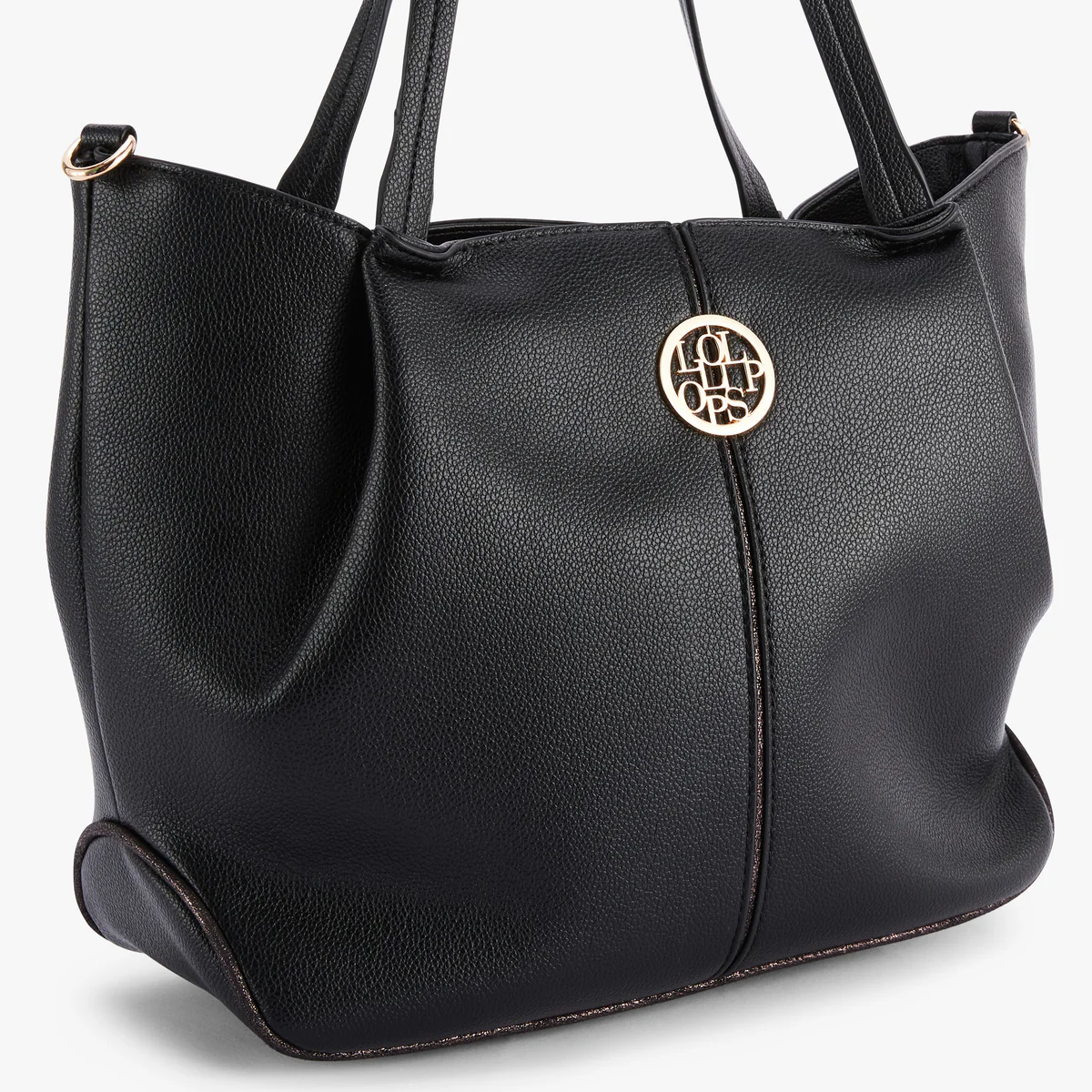 Grand sac shopper L noir Osani – Image 5