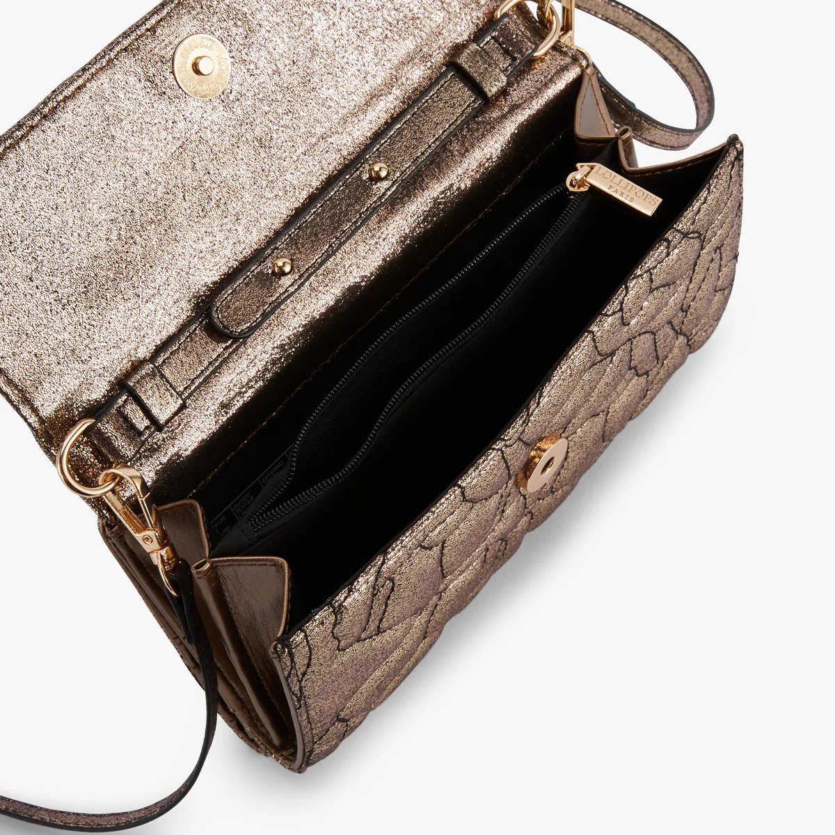 Pochette de voyage dorée Opio – Image 4