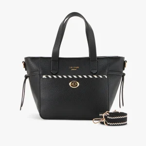 Sac shopper noir Pivoine