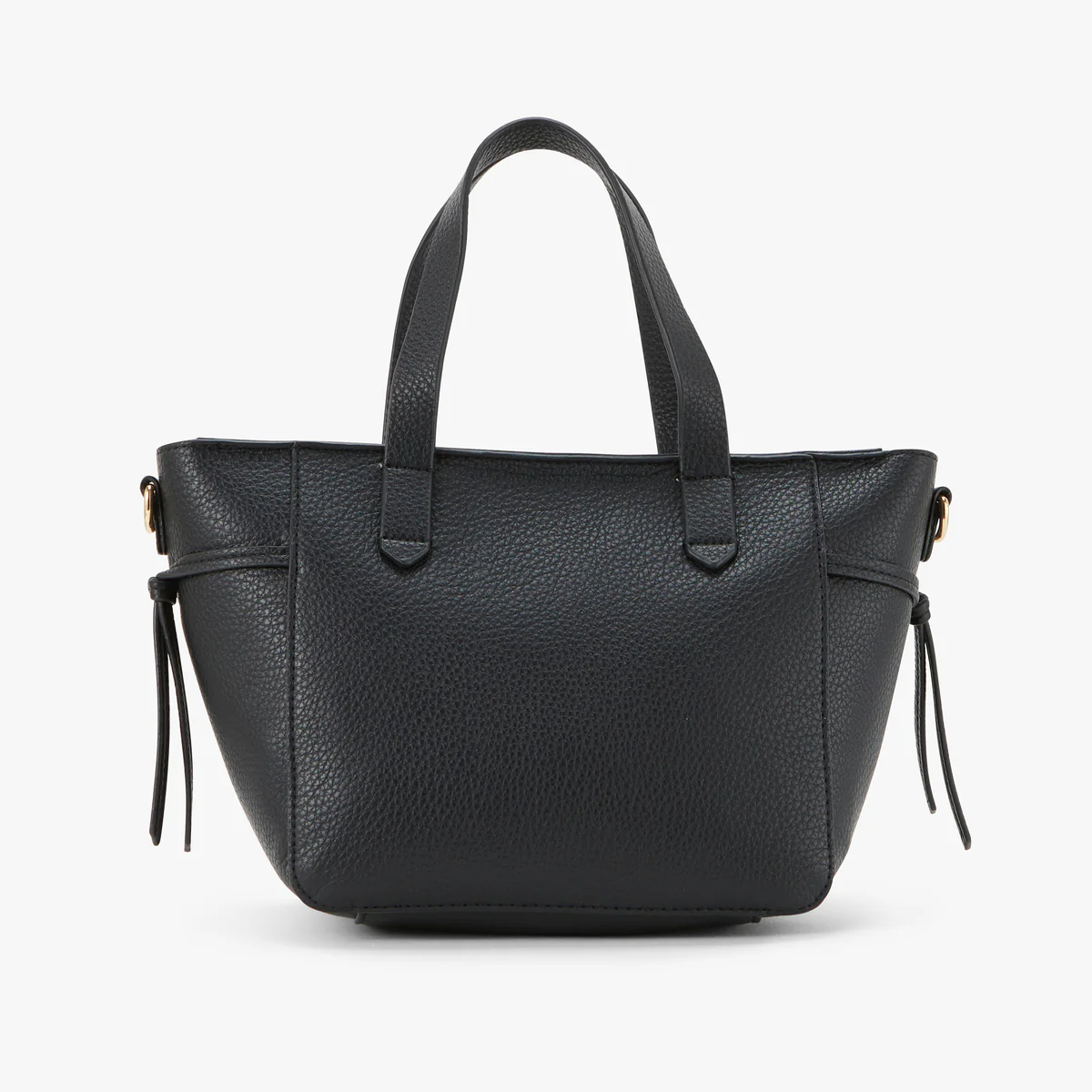 Sac shopper noir Pivoine – Image 3