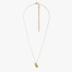 Collier pendentif chat Acier