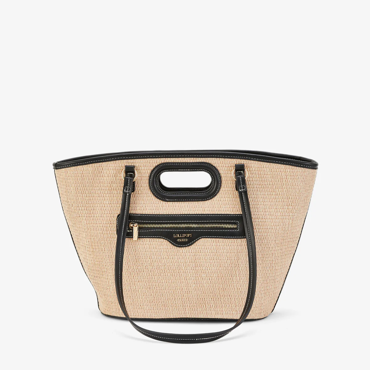 Sac shopper L noir Primavera – Image 2