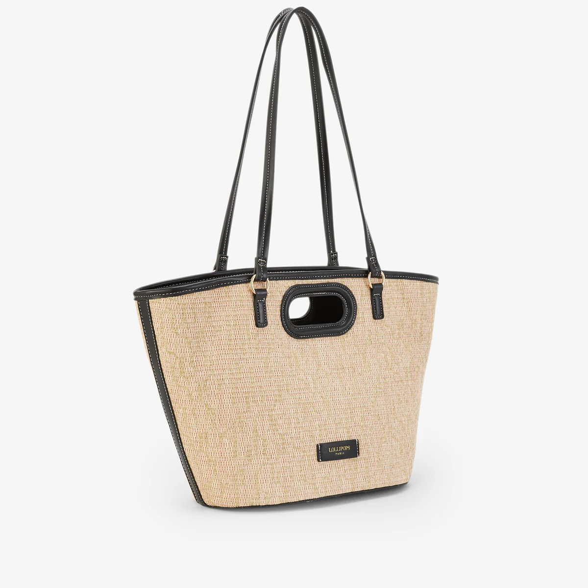 Sac shopper L noir Primavera – Image 3