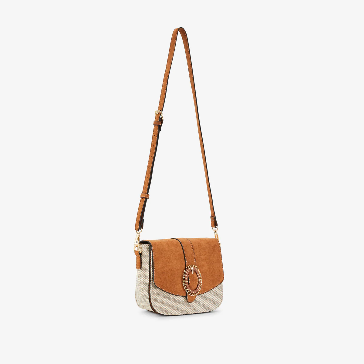 Sac porté épaule camel Paisley – Image 4