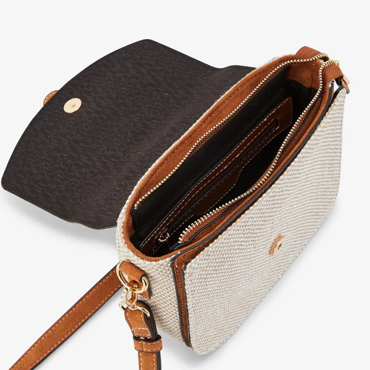 Sac porté épaule camel Paisley – Image 5