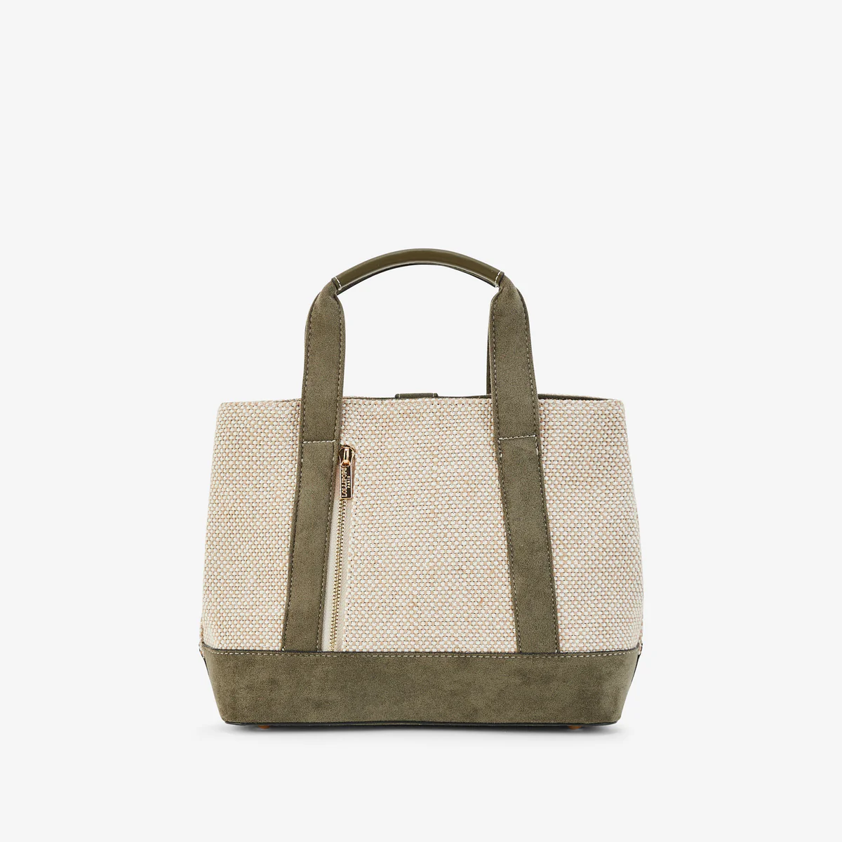 Sac shopper M kaki Paisley – Image 2