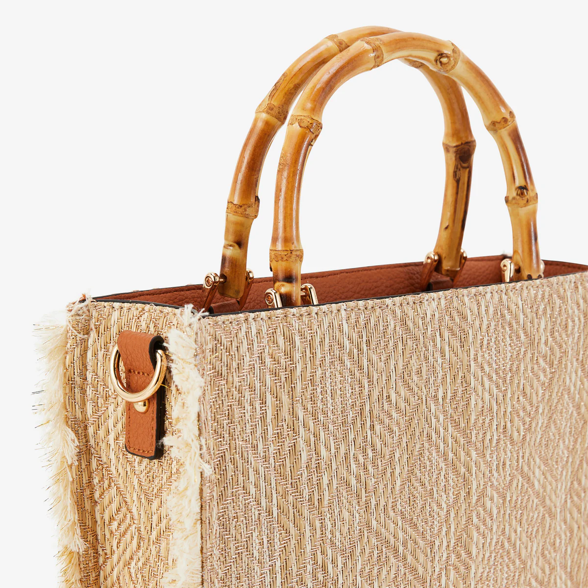 Sac shopper M doré Polly – Image 5