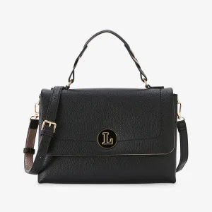 Grand sac porté épaule noir Rosabelle