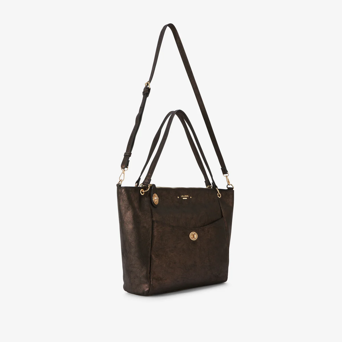 Grand sac shopper marron Roselyne – Image 3
