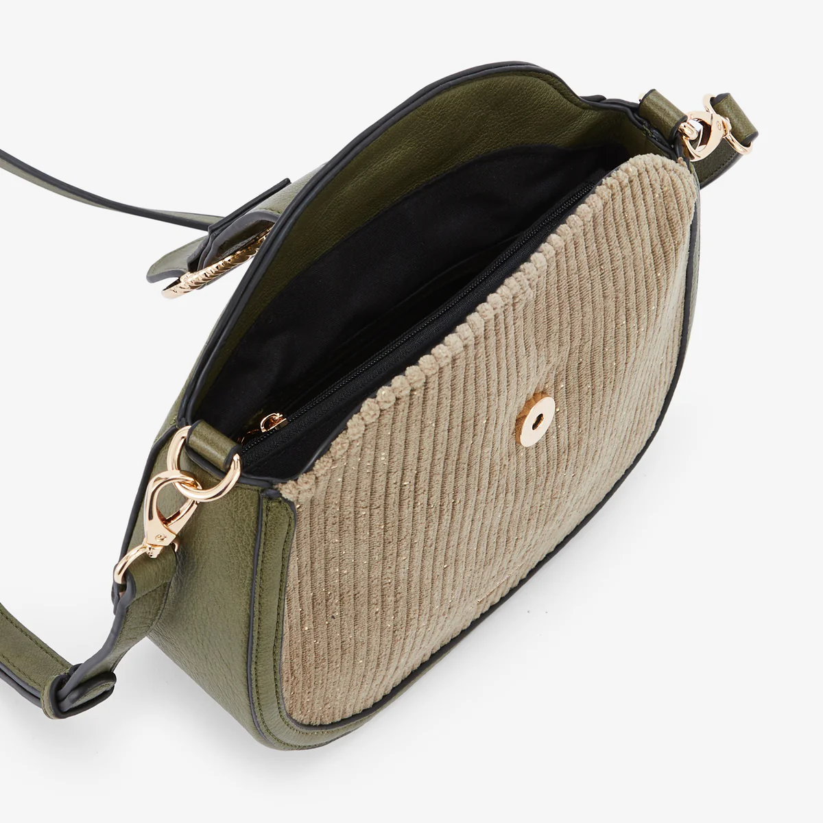 Sac porté épaule kaki Riff – Image 4