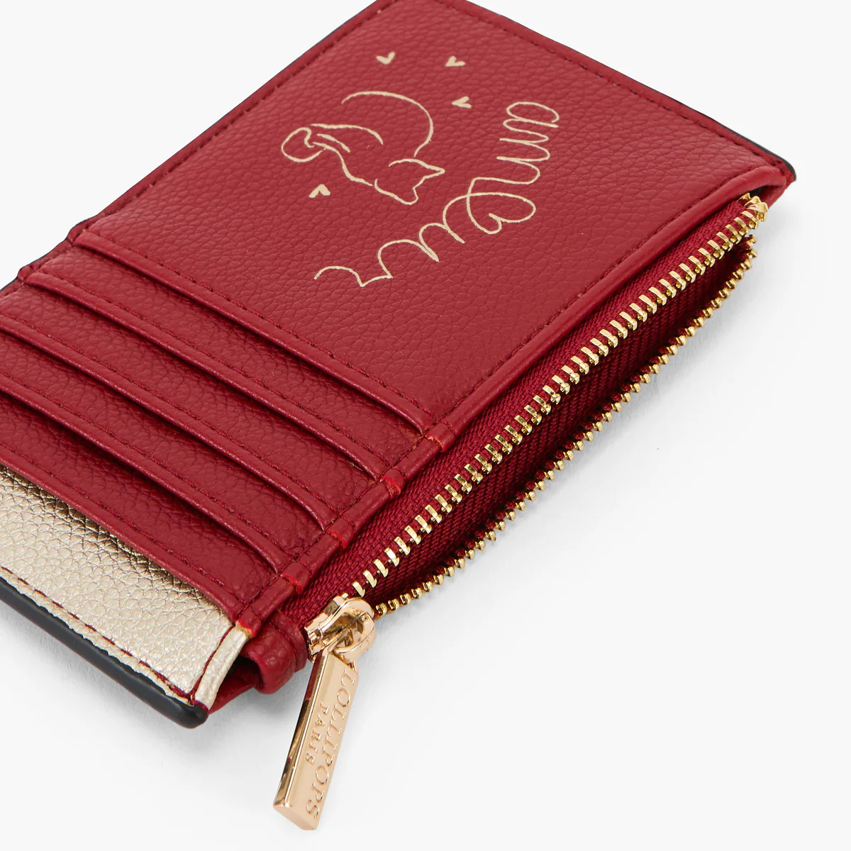 Porte cartes rouge Sya – Image 4