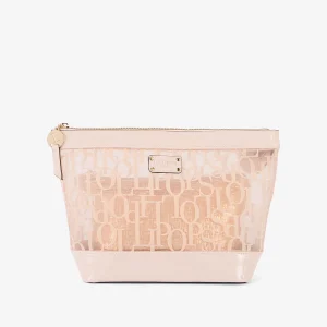 Trousse à maquillage rose Sharlie