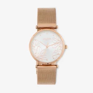 Montre fleurs et feuilles