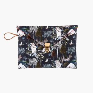 Pochette foncée grand format – ligne Ménagerie Royale