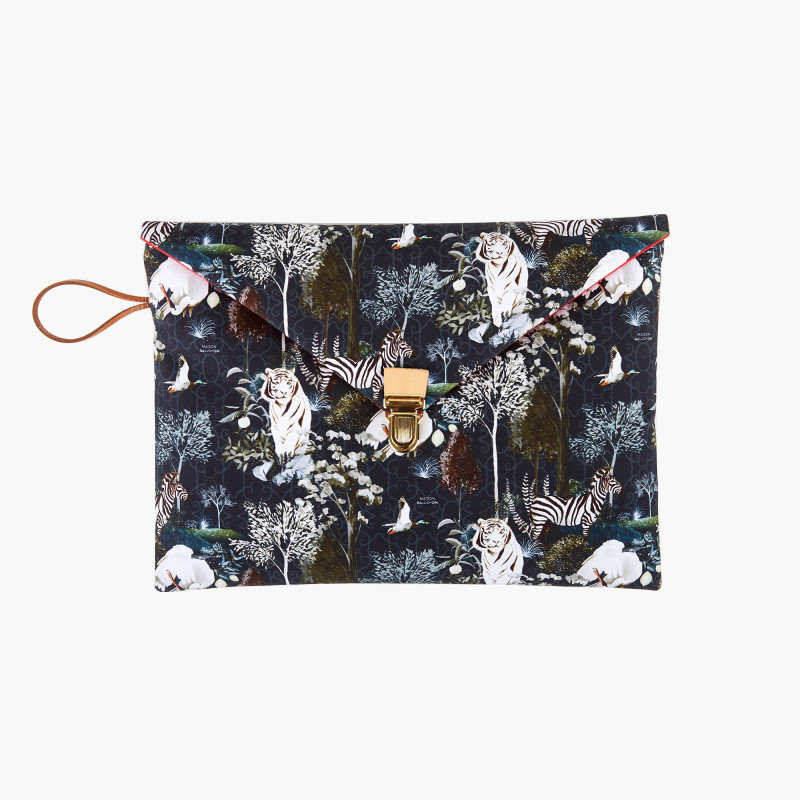 Pochette foncée grand format – ligne Ménagerie Royale