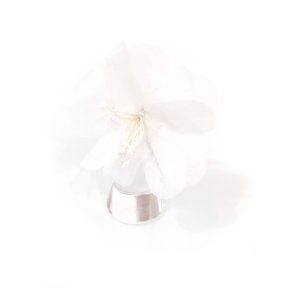 pic à cheveux fleur en soie et pistile