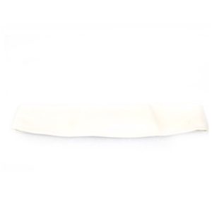 ceinture ivoire brillant, fermeture à pression