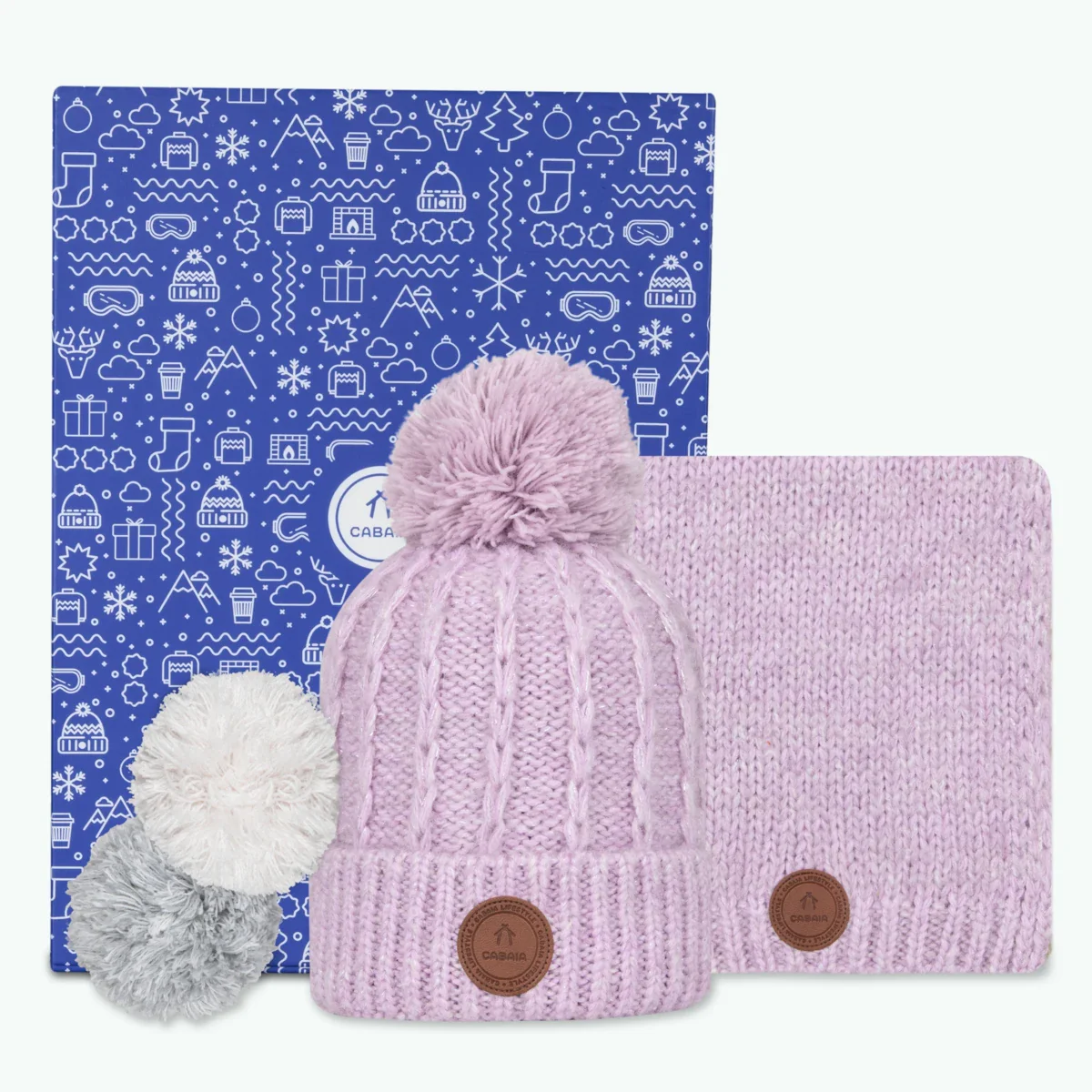 Coffret Vin Chaud Violet Clair Lurex