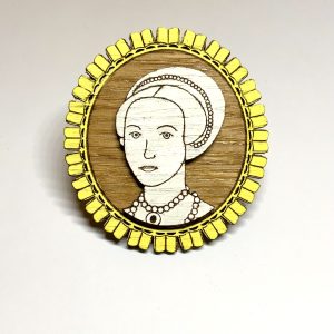 Broche camée « Christine de Pizan »