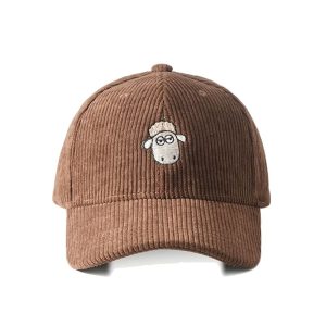 Casquette En Velours Mouton