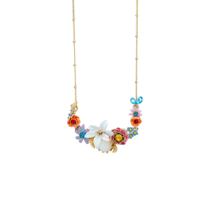 Collier fleurs
